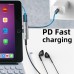 2-in-1 USB Type-C to Type-C/3.5mm Earphone Adapter Converter for Xiaomi for Huawei for Samsung