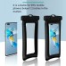 30M Waterproof Swimming Phone Case Sealed Dry Bags IPX8 Thin Float Double Airbags with Strap for 7.2inch Cell Phone