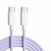 60W USB-C to USB-C Cable Fast Charging Data Transmission Copper Core Line 1M/2M Long for OPPO Reno9 for Redmi 60 for Xiaomi 13pro for Honor Magic5 for Huawei Mate50 for Samsung Galaxy S23