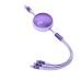 6A 100W USB-A to Type-C/iP/Micro USB Cable QC2.0 3.0 4.0 Fast Charging Data Transmission Copper Core Line 1.2M Long for iPhone 13 14 14Pro for Xiaomi 13 for Huawei Mate50 for Oppo Reno9