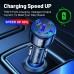 75W 5-Port USB PD Car Charger Adapter 3USB-A+2USB-C PD QC3.0 Fast Charging for iPhone 15 15 Plus 15Pro 15Pro Max for Huawei Mate60 Pro for Samsung Galaxy Z Flip4 for Xiaomi 13pro