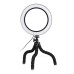 8.3 Inch Tripod Live Stream Selfie LED Ring Light Fill Light With Phone Holder