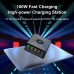 868H 160W 5-Port USB PD Charger Dual USB-A QC3.0+Dual PD65W Type-C+65W Type-C PD3.0 with 15W 10W 7.5W 5W Wireless Fast Charger for iPhone 14 14Pro 14Pro Max for Huawei Mate50 for Samsung Galaxy S23 for Xiaomi 13pro