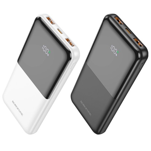 BOROFONE BJ36 22.5W 37Wh 10000mAh Power Bank External Battery Power Supply with Dual 22.5W USB-A+20W USB-C Fast Charging for iPhone 12 13 14 14 Pro for Huawei Mate50 for Samsung Galaxy S23 for Redmi K60