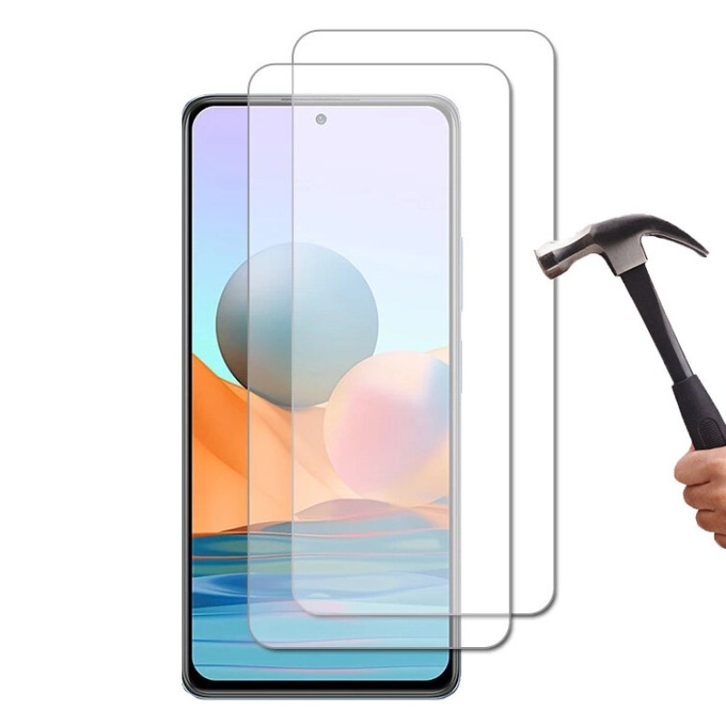 Bakeey 1/2/3/5Pcs for Xiaomi Redmi Note 10 Pro/ Redmi Note 10 Pro Max Front Film 9H Anti-Explosion Anti-Fingerprint Full Glue Full Coverage Tempered Glass Screen Protector Non-Original