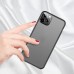 Bakeey 2 in 1 Shockproof Anti-fingerprint Matte Translucent Hard Protective Case with Lens Protector Ring for iPhone 11 6.1 inch