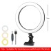 Bakeey Fill Light 10 Inch LED Ring Light Selfie Lighting Beauty Desktop Phone Holder for Live Broadcast