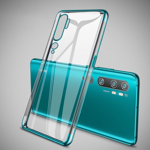 Bakeey Plating Shockproof Transparent Soft TPU Protective Case for Xiaomi Mi Note 10 / Xiaomi Mi Note 10 Pro / Xiaomi Mi CC9 Pro Non-original