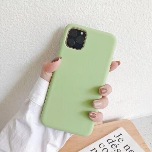 Bakeey Smooth Shockproof Soft Liquid Silicone Rubber Back Cover Protective Case for iPhone 11 Series