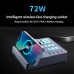 Bakeey WLX-H11 72W 7-Port USB PD Charger 3USB-C+USB-A+3AC Wireless Fast Charger Desktop Charging Station EU Plug for iPhone 15 14 13 for Huawei Mate60 Pro for Xiaomi 14pro