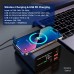 Bakeey WLX-X9C 110W 4-Port USB PD Charger 2USB-A+2USB-C Wireless Fast Charging Desktop Charging Station EU Plug for iPhone 15 14 13 for Huawei Mate60 Pro for Samsung Galaxy Z Flip4 for Xiaomi 14pro