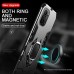 Bakeey for POCO F3 Global Version Case Armor Shockproof Magnetic with 360° Rotation Finger Ring Holder Stand PC Protective Case