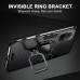 Bakeey for POCO F3 Global Version Case Armor Shockproof Magnetic with 360° Rotation Finger Ring Holder Stand PC Protective Case