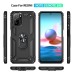 Bakeey for Xiaomi Redmi Note 10 4G/ Redmi Note 10S Case Armor Bumpers Shockproof Magnetic with 360 Rotation Finger Ring Holder Stand PC Protective Case Non-Original