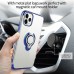 Bakeey for iPhone 12 Pro / 12 Case Plating Transparent with Ring Holder Shockproof Soft TPU Protective Case Back Cover