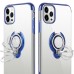 Bakeey for iPhone 12 Pro / 12 Case Plating Transparent with Ring Holder Shockproof Soft TPU Protective Case Back Cover