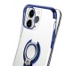 Bakeey for iPhone 12 Pro / 12 Case Plating Transparent with Ring Holder Shockproof Soft TPU Protective Case Back Cover