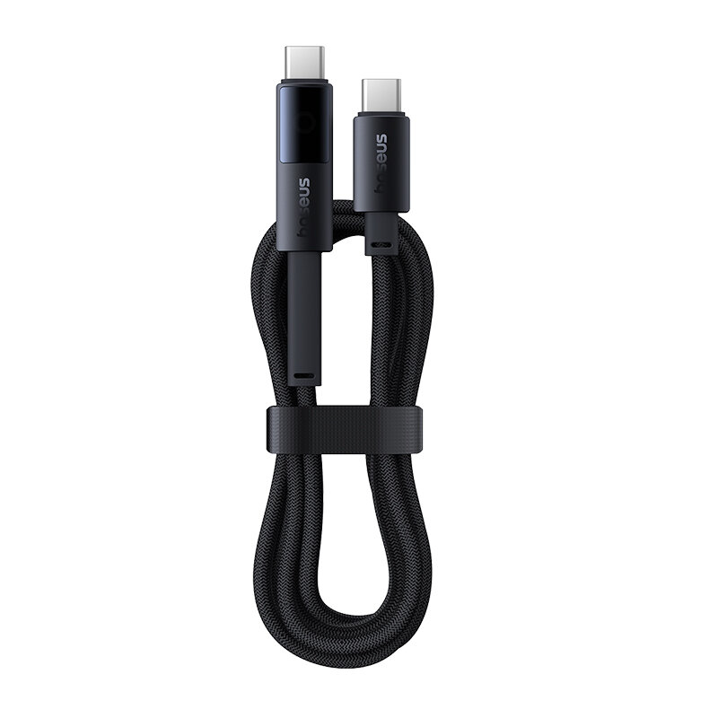 Baseus NOMOS Series PD100W Type-C to Type-C Bracket Cable Fast Charging Copper Core Line 1.5M Long for iPhone 15 15 Plus for Huawei Pura 70 Ultra for Xiaomi Civi 4 Pro for Samsung Galaxy S24