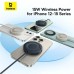 Baseus Simple Mini4 15W Magnetic Wireless Charger Fast Wireless Charging Stand for Smart Phones for iPhone 15 14 13 for Huawei Pura 70 Ultra for Xiaomi Civi 4 Pro for Samsung Galaxy S24