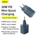 Baseus Super Si 20W 1-Port USB PD Charger 20W USB-C Fast Charging Wall Charger Adapter EU Plug for iPhone 15 14 13 for Huawei Mate60 Pro for Samsung Galaxy S24 for Oppo Reno9