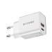 BlitzWolf® BW-S20 20W 2-Port PD3.0 QC3.0 Wall Charger Support FCP AFC Fast Charging EU Plug Adapter for iPhone 13 14 15 15 Pro/Pro Max for Samsung Galaxy S23 for Xiaomi 13pro