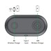 Budi WL566B 3-in-1 15W Wireless Charger Fast Wireless Charging Pad Multifunctional Travel Storage Box for Smart Phones for iPhone 15 14 13 for Huawei Mate60 Pro for Xiaomi 14Pro for Apple Watch for Airpods