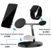 D10 15W 10W 7.5W 5W Wireless Magnetic Charger Fast Wireless Charging Stand for Qi-enabled Smart Phones for iPhone 12 13 14 14 Pro for Samsung Galaxy S23 for Xiaomi 13pro for Apple Watch for Airpods