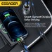 ESSAGER F712 PD33W 2-Port USB PD Car Charger Adapter USB-A+Type-C Support PPS PD3.0 PD2.0 QC3.0 QC2.0 AFC FCP HV-SCP BC1.2 DCP iP2.4A Fast Charging for iPhone 13 14 14Pro for Huawei Mate50 for Redmi K60 for Samsung Galaxy S23