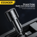 ESSAGER FSJ-009 120W 2-Port USB PD Car Charger Adapter 18W USB QC3.0 100W USB-C PD Fast Charging Digital Display for iPhone 15 15 Plus 15 Pro Max for Xiaomi Civi4 Pro for Huawei Pura 70 Ultra for Samsung Galaxy S24