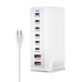 [GaN Tech]Bakeey 286W 8-Port USB PD Charger 2USB-A+6USB-C PD QC Fast Charging Desktop Charging Station EU Plug US Plug for iPhone 15 14 13 for Samsung Galaxy S24 for Huawei Pura70 Ultra for Xiaomi Civi 4 Pro