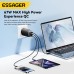 [GaN Tech] ESSAGER 67W 3-Port USB PD Charger 2USB-C+USB-A QC3.0 2.0 PD AFC FCP SCP BC1.2 DCP Apple2.4A Fast Charging Wall Charger Adapter EU Plug for iPhone 15 14 13 for Xiaomi 14pro for Huawei Pura 70 Ultra for Samsung Galaxy S24