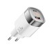 [GaN Tech] ESSAGER JT-P18 33W 2-Port USB PD Charger 33W USB-A+Type-C QC3.0 PD3.0 AFC FCP SCP PPS Fast Charging Wall Charger Adapter EU Plug for iPhone 13 14 14pro 14Pro Max for Huawei P50 for Redmi K60 for Samsung Galaxy S23