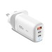 [GaN Tech] Essager 65W 3-Port USB PD Charger 2Type-C+USB-A PD3.0 QC3.0 Fast Charging Wall Charger Adapter EU Plug US Plug UK Plug for iPhone 13 14 14Pro 14Pro Max for Samsung Galaxy S23 for Oppo Reno9 for Huawei Mate50
