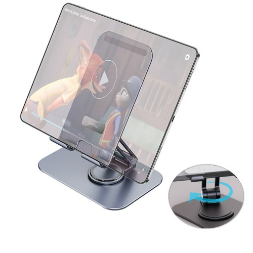 HOCO HP50 Plus Folding Rotatable Aluminum Alloy Stand 360 Rotatable Lazy Desktop Phone/Tablet Stand