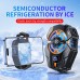 J20 Digital Display Mobile Phone Radiator Three Speed Adjustable Cooling Mobile Fan for iOS Android Gaming Cooler