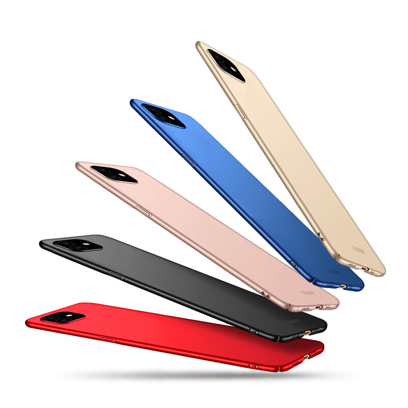 MOFI Micro-Matte Smooth Ultra-Thin Anti-Fingerprint Shockproof Hard PC Protective Case for iPhone 12 / For iPhone 12 Pro 6.1 inch