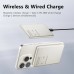 MOVESPEED S05 15W 19.25Wh 5000mAh Wireless Magnetic Power Bank xternal Battery Power Supply with 1 Input & 2 Outputs Fast Charging for iPhone 15 14 13 for Huawei Mate60 Pro for Samsung Galaxy S24 for Xiaomi 14pro