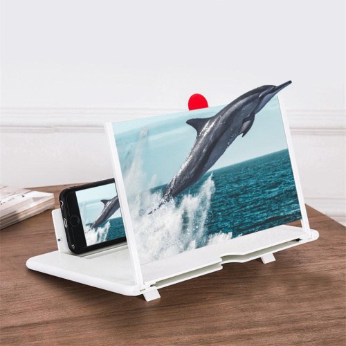 Mobile Phone Screen Magnifier 3D HD Creative Mobile Phone Screen Magnifier Desktop Stand