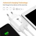 PD40W 2-Port USB PD Charger Dual 20W PD QC3.0 Fast Charging Wall Charger Adapter EU Plug for iPhone 12 13 14 14Pro 14 Pro Max for Huawei Mate50 for Samsung Galaxy Z Fold4 for Xiaomi 13Pro for Redmi K60