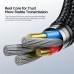 Toocki 100W Type-C to Type-C Cable QC4.0 Fast Charging Data Transmission Thick Wire Core Line 0.5M/1M/2M Long for Huawei Mate50 for Xiaomi Mi13 for Samsung Galaxy Z Flip 4 for OPPO Reno8 for Pad Air4 10.9