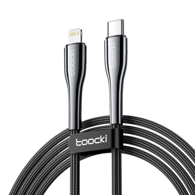 Toocki PD 20W Type-C To iP Cable Zinc Alloy Fast Charging Data Transmission Tinned Copper Core Line 1M/2M Long For iPhone 11 12 13 14 14 Plus 14 Pro Max for iPad