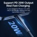 Toocki PD 20W Type-C To iP Cable Zinc Alloy Fast Charging Data Transmission Tinned Copper Core Line 1M/2M Long For iPhone 11 12 13 14 14 Plus 14 Pro Max for iPad