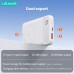 USAMS US-CD214 PB72 PD20W 10000mAh Power Bank External Battery Power Supply with 1 Input & 3 Outputs Support QC FCP SCP AFC Apple2.4A Fast Charging for iPhone 15 14 13 for Huawei Mate60 Pro for Samsung Galaxy Z Flip4