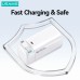 USAMS US-CD216 PD45W 18000mAh Power Bank External Battery Power Supply with Retractable Cable Support PD QC SCP FCP AEC PPS Apple2.4A Fast Charging for iPhone 15 14 13 for Huawei Mate60 Pro for Samsung Galaxy Flip4 for Xiaomi 14Pro