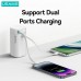 USAMS US-CD216 PD45W 18000mAh Power Bank External Battery Power Supply with Retractable Cable Support PD QC SCP FCP AEC PPS Apple2.4A Fast Charging for iPhone 15 14 13 for Huawei Mate60 Pro for Samsung Galaxy Flip4 for Xiaomi 14Pro