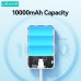 USAMS US-CD219 PD20W 10000mAh Magnetic Wireless Power Bank with 1 Input & 3 Outputs Support QC FCP SCP AFC Apple2.4A Fast Charging External Battery Power Supply Built-in Bracket for iPhone 15 14 13 for Huawei Mate60 Pro for Samsung Galaxy S24