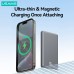 USAMS US-CD220 PB73 PD20W 5000mAh Magnetic Wireless Power Bank External Battery Power Supply with 1 Input & 2 Outputs Fast Charging for iPhone 15 14 13 for Huawei Mate60 Pro for Samsung Galaxy S24 for Xiaomi 14pro