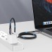 USAMS US-SJ671 100W Type-C to Type-C Digital Display Cable Fast Charging Data Transmission Tinned Copper Core Line 1.2M Long for iPhone 15 15 Plus for Huawei Mate60 for Xiaomi14 pro for Samsung Galaxy S24