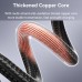 USAMS US-SJ671 100W Type-C to Type-C Digital Display Cable Fast Charging Data Transmission Tinned Copper Core Line 1.2M Long for iPhone 15 15 Plus for Huawei Mate60 for Xiaomi14 pro for Samsung Galaxy S24