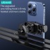 USAMS ZJ077 Mini Black Car Phone Holder Air Vent for 4.7-6.9inch Mobile Phone  One-button Locking 360° Sphere Mount Stand